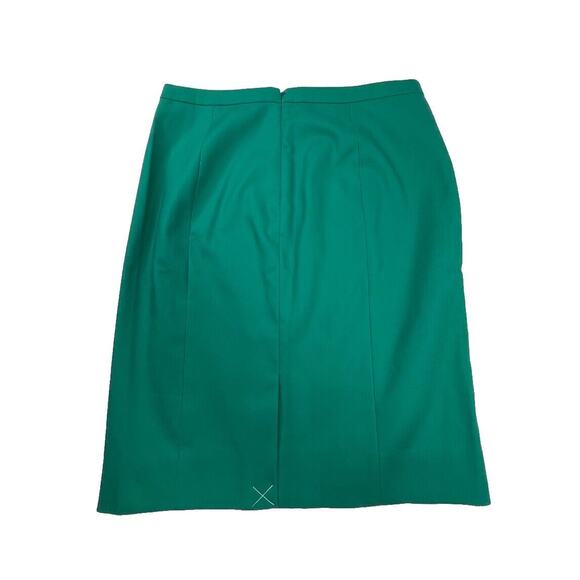 Copied - NWT J. Crew The Pencil Skirt Emerald Green 6 M29 - Picture 2 of 6